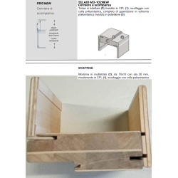 Telaio con cerniere a Scomparsa - M30102