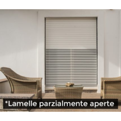 Lamelle parzialmente aperte